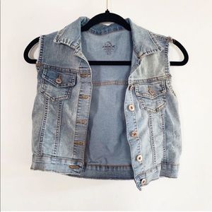 KIDS DENIM VEST SIZE 10/12